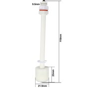 Unique Bargains Pool Liquid Level Sensor Control Vertical Level Plastic Float Switch 13.8