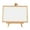White, variant on deevoka Wood Chalkboard Sign with Easel Stand Multifunctional 10.6x6.6inch Board Quick Setup for Cabins, Trailers Tabletop Menu Board White