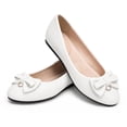 thumbnail image 3 of Rexoro Women Ballet Flats Bow Round Toe Slip On Dress Shoes Women's Office Shoes, 3 of 6