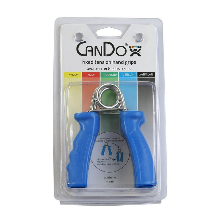 CanDo Ergonomic Hand Grip, Pair - Blue, heavy - 24 lb CanDo Ergonomic Hand Grip, Pair - Blue, heavy - 24 lb
