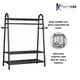 thumbnail image 2 of Perchero Ropa Rack Metálico con 3 Niveles Closet Reforzado Color Negro, 2 of 5