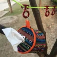 thumbnail image 4 of 4piezas Mini Gancho Aluminio Rojo Colgar Olla Mochila Camping Tienda, 4 of 5