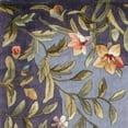 thumbnail image 3 of 9'x13' Lavender Hand Tufted Bordered Floral Indoor Area Rug, 3 of 3