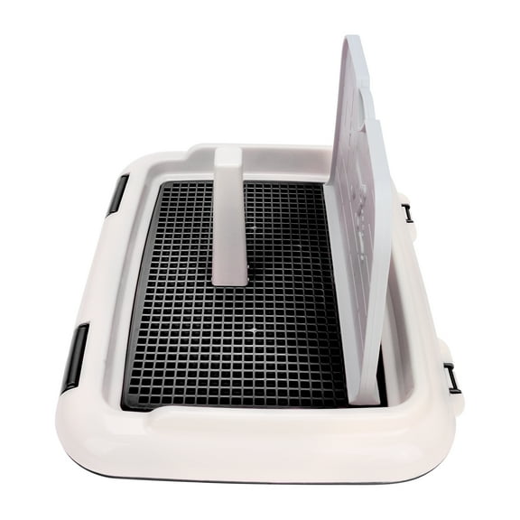 EBTOOLS Pet Small Puppy Dog Potty Toilet Loo Pee Litter Tray Training Pad Indoor Holder