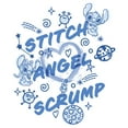 thumbnail image 2 of Girls Lilo & Stitch Friends Names Logo T Shirt, 2 of 4