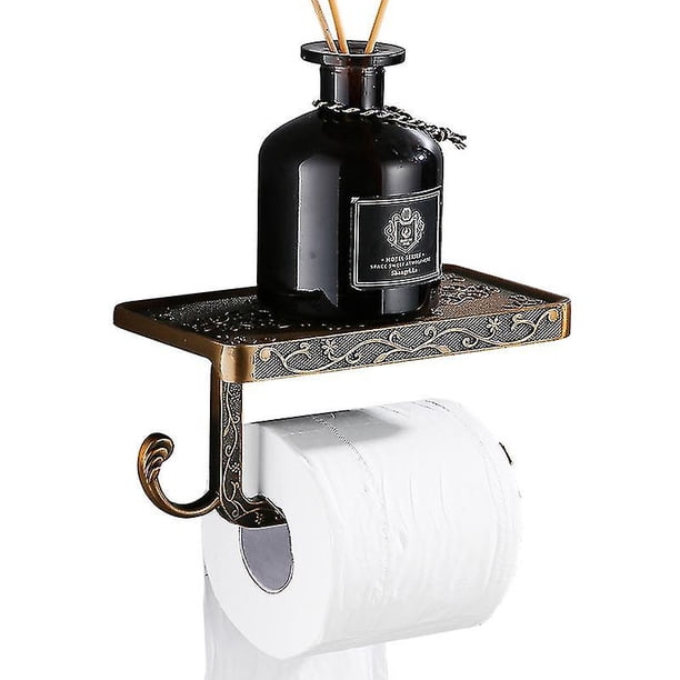Porte-Papier Toilette Vintage Métal Cuisine Porte-Papier Rouleau Tissue De Toilette Murale
