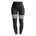 thumbnail image 7 of Audhol Workout Leggings for Women Women's Striped Outdoor Leggings High Waisted Hip Yoga Running Pants Yoga Pants Women Dark Gray S, 7 of 7