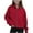 Red, variant on breaise Girls Zip Up Hoodies Teen Full-Zip Sweatshirts Jacket Casual Spring Sweatshirt with Pocket
