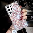 thumbnail image 6 of Compatible with Galaxy S23 Ultra Bling Diamond Case for Women Girls Girly Glitter Shiny 3D Crystal Rhinestone Case Fashion Luxury Double Color Sparkly Gemstone Soft TPU Cover, 6 of 6