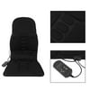 Back Massager Seat Cushion Massage Chair Pad with Vibration and Heat - 5 Vibrating Motors for Home Office Car Seat Warmer