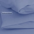 thumbnail image 5 of Extra Deep Pocket 6 Piece Bed Sheet Set – Super Deep Fitted Sheet Fits Mattress from 18-24 inces Depth – Double Brushed Microfiber Sheets with 4 Pillow Cases, Full, Steel Blue, 5 of 6