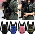 thumbnail image 6 of Gustave Pet Carrier Backpack Adjustable Straps, Legs Out, Pet Front Cat Dog Mesh Carrier Backpack Travel Bag for Small and Medium Dogs and Cats "Black, S", 6 of 11
