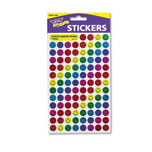 SuperSpots and SuperShapes Sticker Variety Packs, Sparkle Smiles, Assorted Colors, 1,300/Pack SuperSpots and SuperShapes Sticker Variety Packs, Sparkle Smiles, Assorted Colors, 1,300/Pack