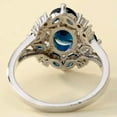 thumbnail image 4 of K-KED Gorgeous 925 Silver Ring Cubic Zirconia Women Wedding Delicate Jewelry Gifts Sz 6-10-9-#2, 4 of 8