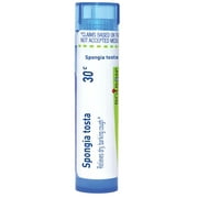 Boiron Spongia Tosta 30C, Homeopathic Medicine for Cough Relief, 80 Pellets