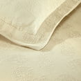 thumbnail image 6 of Superior Paisley Cotton Decorative Bedspread and Sham Set, King, Ivory, 6 of 9
