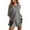 149#Dark Gray, variant on Women's Round-Neck Print Pockets Short Sleeve Casual Jumpsuit Short Pants Leggings For Women Green Shaping Leggings For Women High Waist