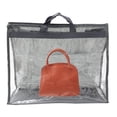 thumbnail image 5 of Unique Bargains Clear Purse Storage Organizer Dustproof Cover Gray L, 5 of 5