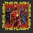 thumbnail image 2 of Women's The Flash Boxed Superheroes  Graphic Tee Black Large, 2 of 4