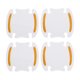thumbnail image 1 of Cubierta Universal para Manijas de Puertas de Coche, Película de Protección Antarañazos, Pegatinas Reflectantes Blancas Amarillas, 4 Pcs, 1 of 1