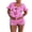 Rose, variante sur ZAXARRA Ensemble 2 Pcs pour Femmes, Haut à Manches Courtes en Tricot avec Volants et Shorts Élastiques, Vêtements d'Été Mode Urbaine