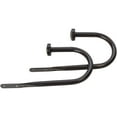 thumbnail image 4 of MERIVILLE Decorative End Cap Curtain Holdbacks, Set of 2, Satin Nickel Finish, Window Tiebacks with Mounting Hardware, 4 of 5