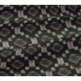 thumbnail image 5 of oneOone Viscose Jersey Fabric Geometric Kasuri Print Fabric BTY 60 Inch Wide, 5 of 5