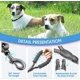 thumbnail image 3 of Dog Leash with Comfortable Padded Handle and Highly Reflective Threads for Small Medium and Large Dogs (6FT-1/2', Black), 3 of 4