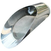 Garden Shovel Sifter Stainless Steel Soil Sieve Bucket Scoop 1 Set For Gardening Planting