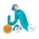 thumbnail image 1 of Nuby Penguin Slide Juego De Juguetes De Baño Con 4 Chorros De Baño - Juguetes De Baño Para Bebés Para Niños Y Niñas Mayores De 12 Meses - Juguete Con Ventosa Que Se Fija A La Pared De La Ducha, 1 of 8