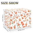 thumbnail image 5 of Yayeee Collapsible Cube Storage Bin with Lid Fabric Closet Decorative Basket with Handles, Small Floral Blooms, 5 of 7
