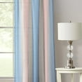 thumbnail image 3 of Ombre Rod Pocket Window Curtain Panel - 50x84 - Rose Quartz/Serenity, 3 of 5