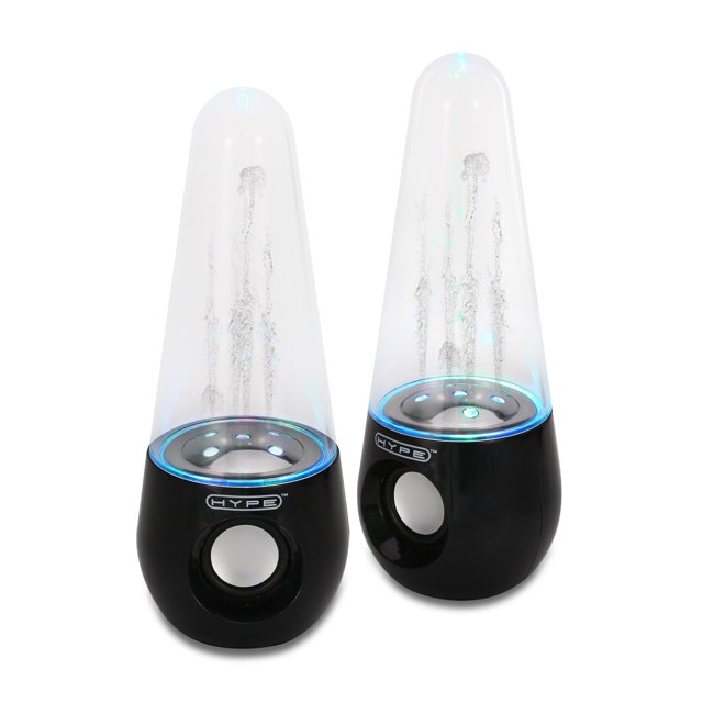 Bocina Water Dancing Speakers Hype Altavoces con luces LED multicolores y chorros de agua