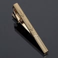 thumbnail image 5 of RSAMD Men Metal Simple Necktie Buckle Gold Color Tie Bar Clasp Clip Clamp Ties Pjo-A16, 5 of 9