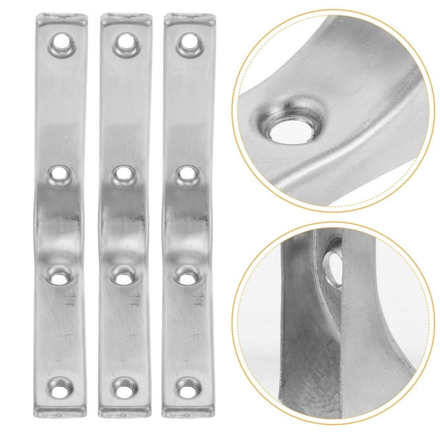 GOOHOCHY 4pcs Angle Bracket Support Triangle Stainless Steel Wall Mounted For Home Use Modern Design