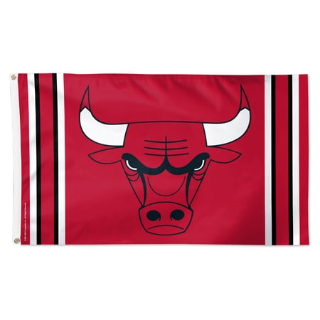 WinCraft Chicago Bulls 3 x 5 Vertical Stripe Deluxe Single-Sided Flag