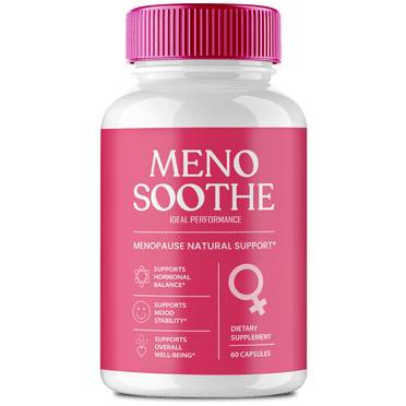 Menosoothe Advanced Blood Formula Capsules, Official Meno Soothe Supplement Pills, Premium Formula Support Healthy, Balance and Overall Well-Being Naturally, Menosoothe Health Reviews (1 Pack)