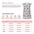 thumbnail image 3 of Fotbe Watermelon Vestido de Dormir para Niñas de 3 a 10 Años, Mangas Cortas, Estilo Princesa, Pijama Camisón con Mangas Voladas-Medium, 3 of 6