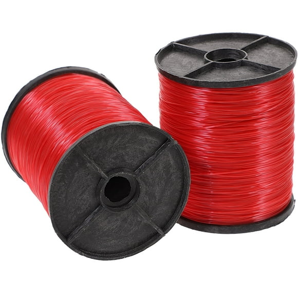PinesC 2 Rolls Braid Picture Hanging Wire Clear Hanging Wire Transparent Suspension Wire Hanging Wire Picture Nylon