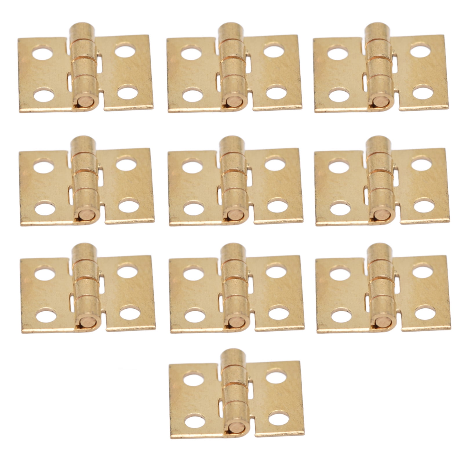 Octpeak Doll House Furniture Hinges Set,Mini Butler Tray Hinge Set Simulation Metal Miniature