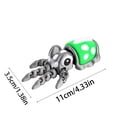 thumbnail image 2 of Back-to-School 3D Printed Articulated Squid Fidget Toy, Multicolor Flexible Desk Decor for Adults & Teens, Stress Relief Gadget with Movable Joints, 4.33" x 1.38" B, 2 of 7
