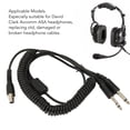 thumbnail image 3 of Mini XLR To GA Dual Plugs Headset Adapter Cable, Portable Plug And Play Mini XLR 5 Pin Headset Adapter Cable Replacement  For PJ068 Jacks, 3 of 8