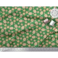 thumbnail image 3 of Soimoi Cotton Voile Fabric Leaves & Dahlia Floral Decor Fabric Printed Yard 42 Inch Wide, 3 of 3