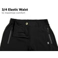 thumbnail image 5 of Little Donkey Andy Women's Quick Dry Water Repellent 3/4 Pants Capri Shorts Lightweight UPF 50 Cool Hiking Travel Size XL, 5 of 6