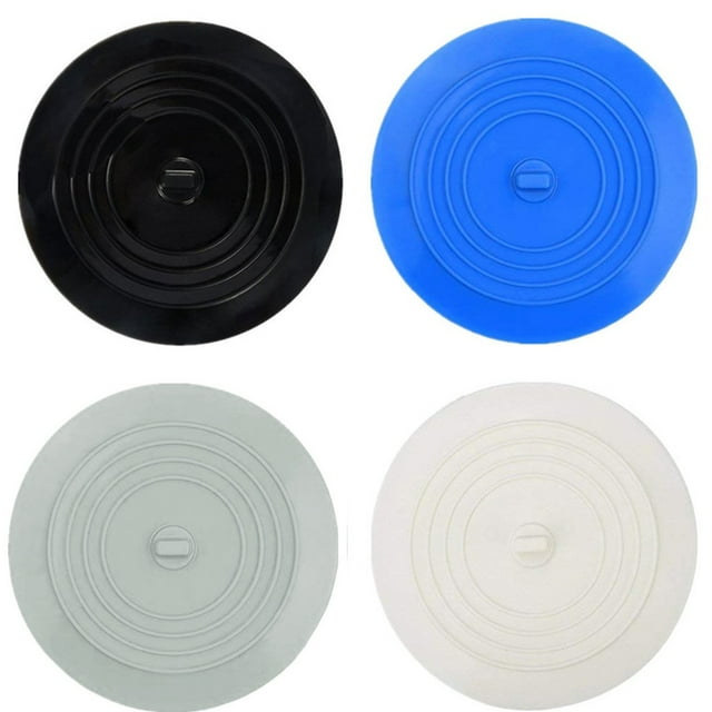 Fiudx Tapón para Bañera, Recogedor de Pelos para Fregadero, Material Suave y Duradero, Fácil de Limpiar, Multiusos para Cocina, Baño y Lavandería, Diámetro de 6 Pulgadas, Incluye 1 Tapón.