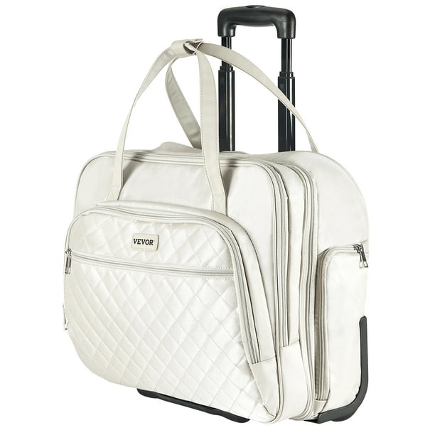 VEVOR Bolso con ruedas para ordenador portátil de 15,6 pulgadas, para el trabajo, viajes, mujeres y hombres