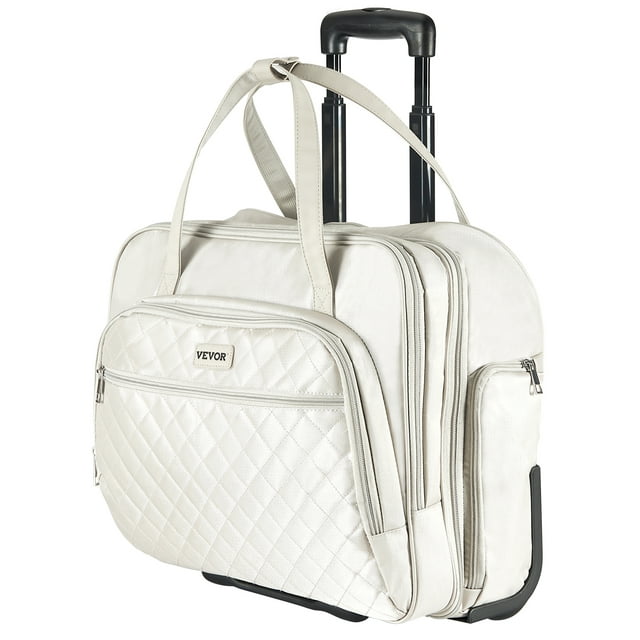 VEVOR Bolso con ruedas para ordenador portátil de 15,6 pulgadas, para el trabajo, viajes, mujeres y hombres