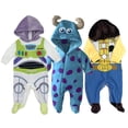 thumbnail image 1 of Pack 3 Mamelucos Con Gorro Bordado Disney Buzz, Woody, Sulley Talla 12 meses Kiss Pijamas para NiÃ±os, 1 of 2