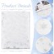 thumbnail image 4 of 4 yardas de tul con copos de nieve - 59,1 pulgadas de ancho. Tela transparente de organza blanca con copos de nieve y detalles plateados brillantes, ideal para decoración de fiestas y Navidad., 4 of 9