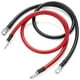 thumbnail image 2 of Riwesomey 2 unids/set Cables de batería de coche resistentes a la corrosión para una carga ignífuga fiable y segura Suministros de soldadura, 2 of 6